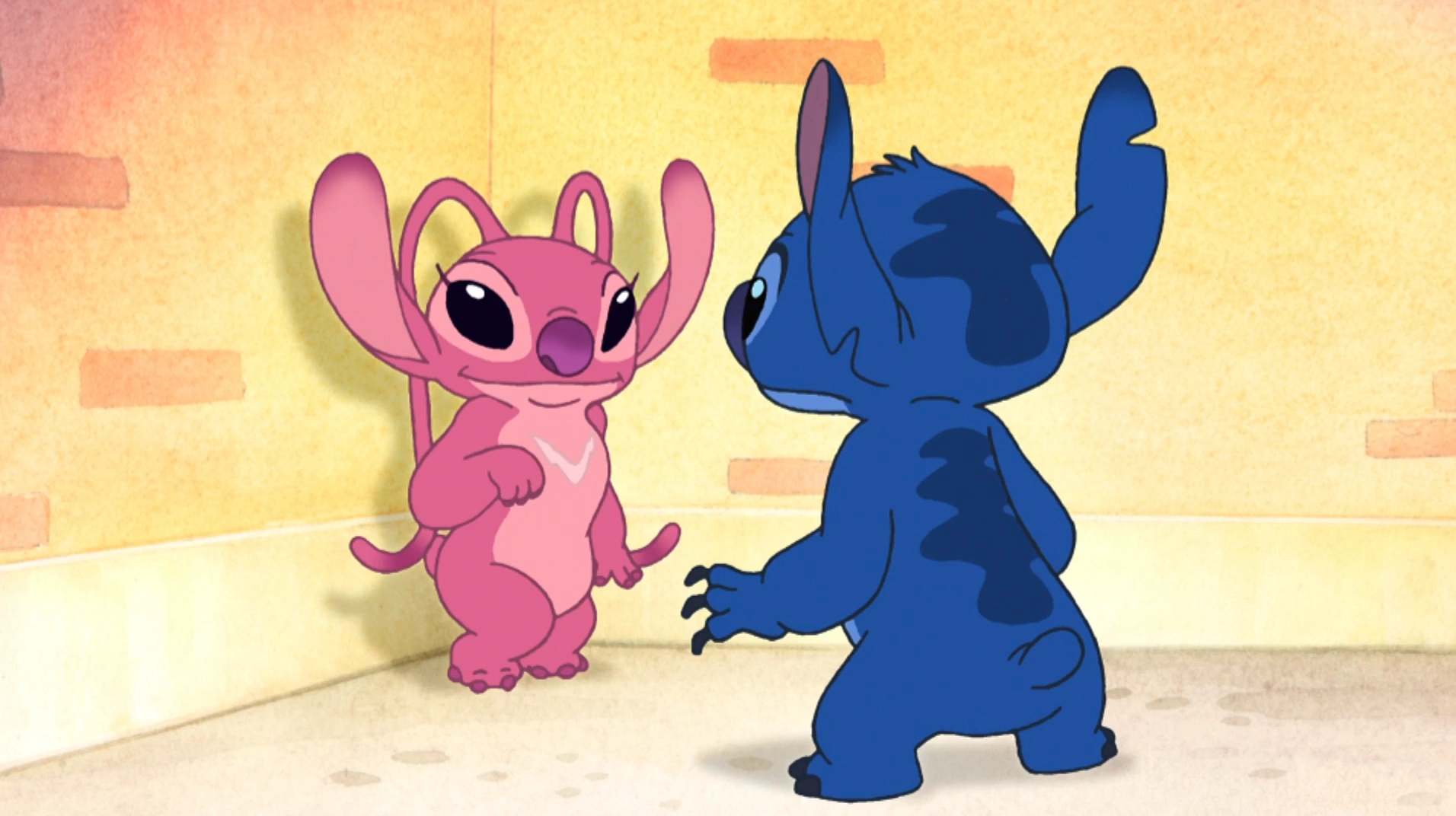 are stitch and angel cousins