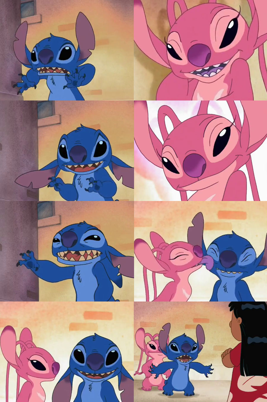 are stitch and angel dating
